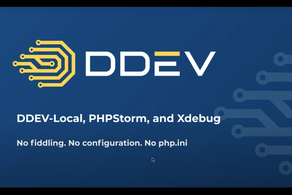 Still from video title matching this post, with the subtitle "No fiddling. No configuration. No php.ini"